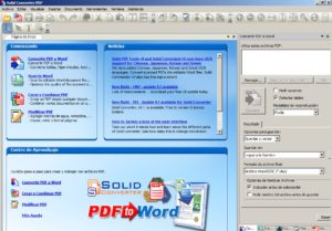 Конвертирование PDF в Word в Solid PDF Tools